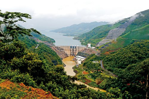 龙江水电站4#机组碳粉收集装置顺利安装